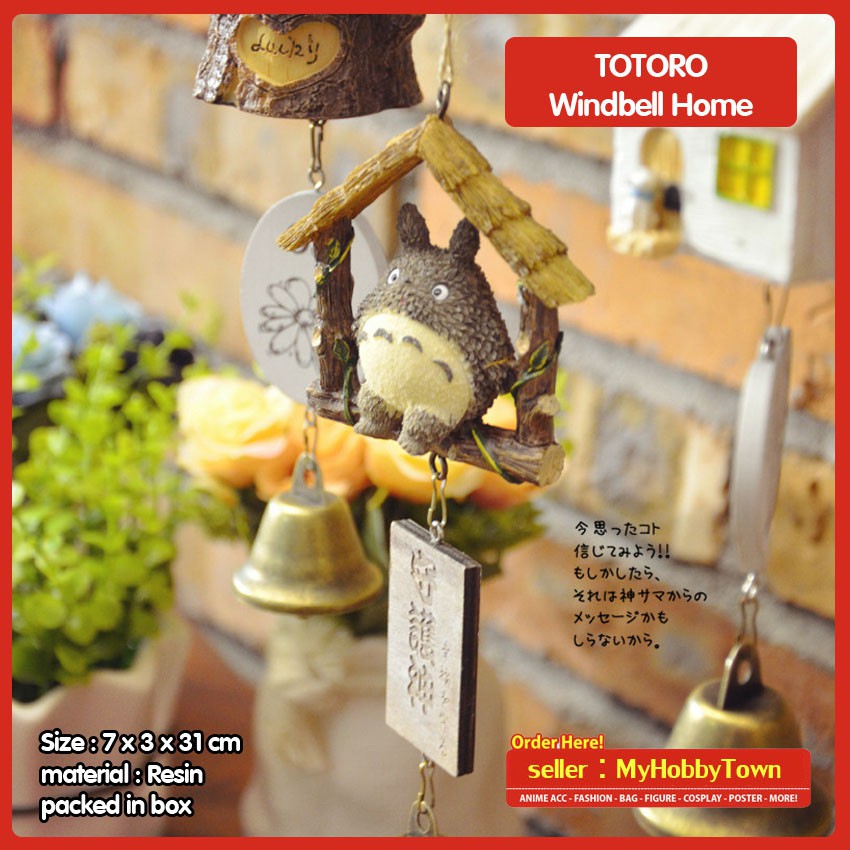 Lonceng Angin Windbell Wind Chime Furin Tonari no Totoro