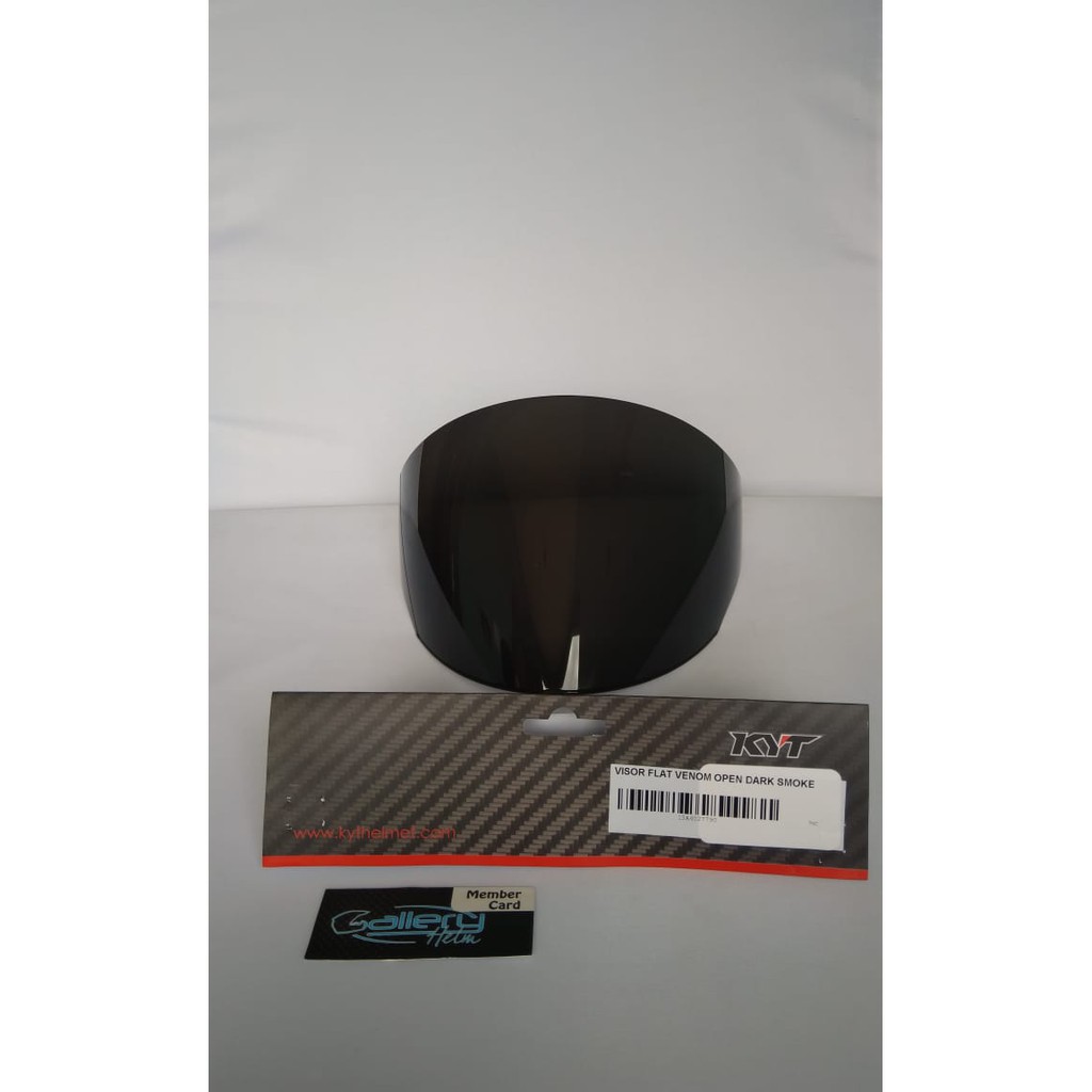 KYT Venom Open Sparepart - Visor Dark Smoke / KYT Venom Open Visor