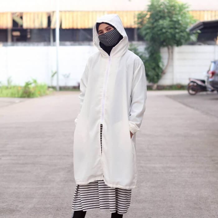 Jaket Anti Corona / Jaket APD Waterproof FREE MASKER - Long Jacket