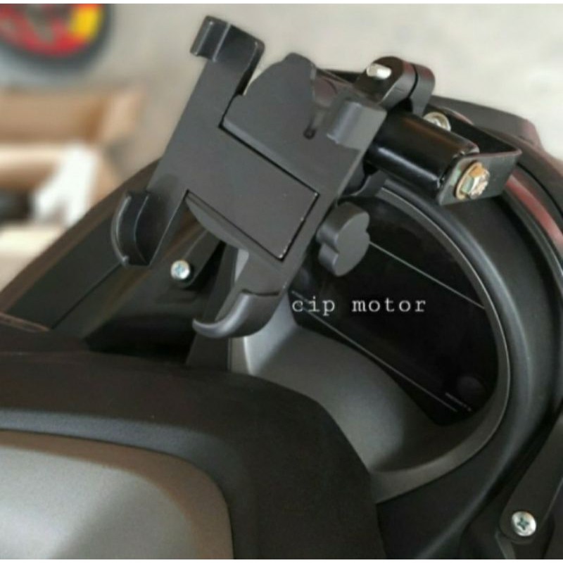 Paket breket dan Holder hp Gps Yamaha NMAX OLD 2015-2019 BANDO holder ST