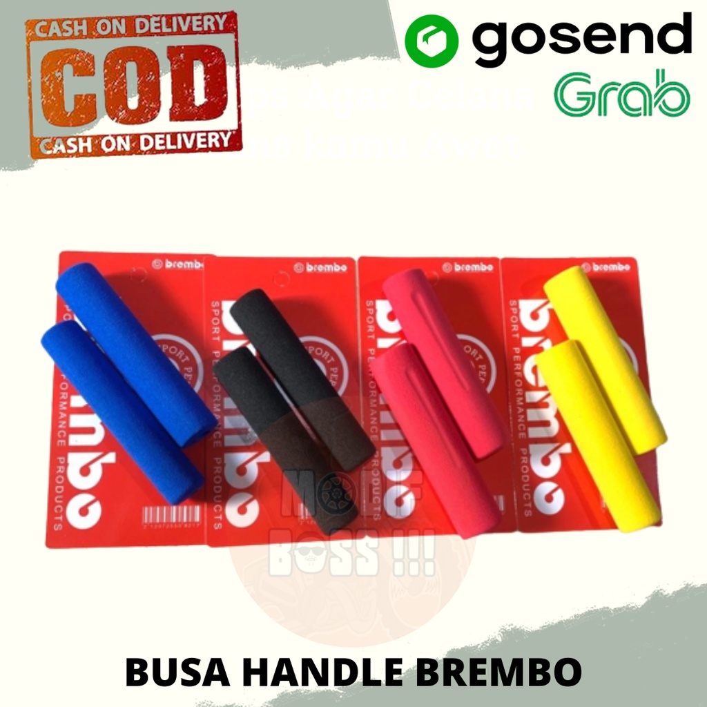 BUSA STANG KARET HANDLE REM MOTOR BREMBO PREMIUM SPONGE UNIVERSAL