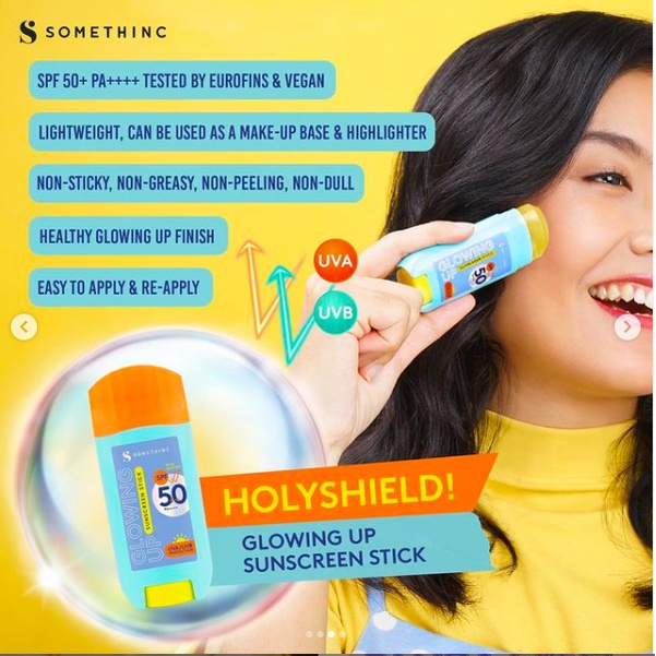 Somethinc Holyshield! Sunscreen Comfort Corrector Serum SPF 50+ PA++++ - 15mL Dan 50 mL