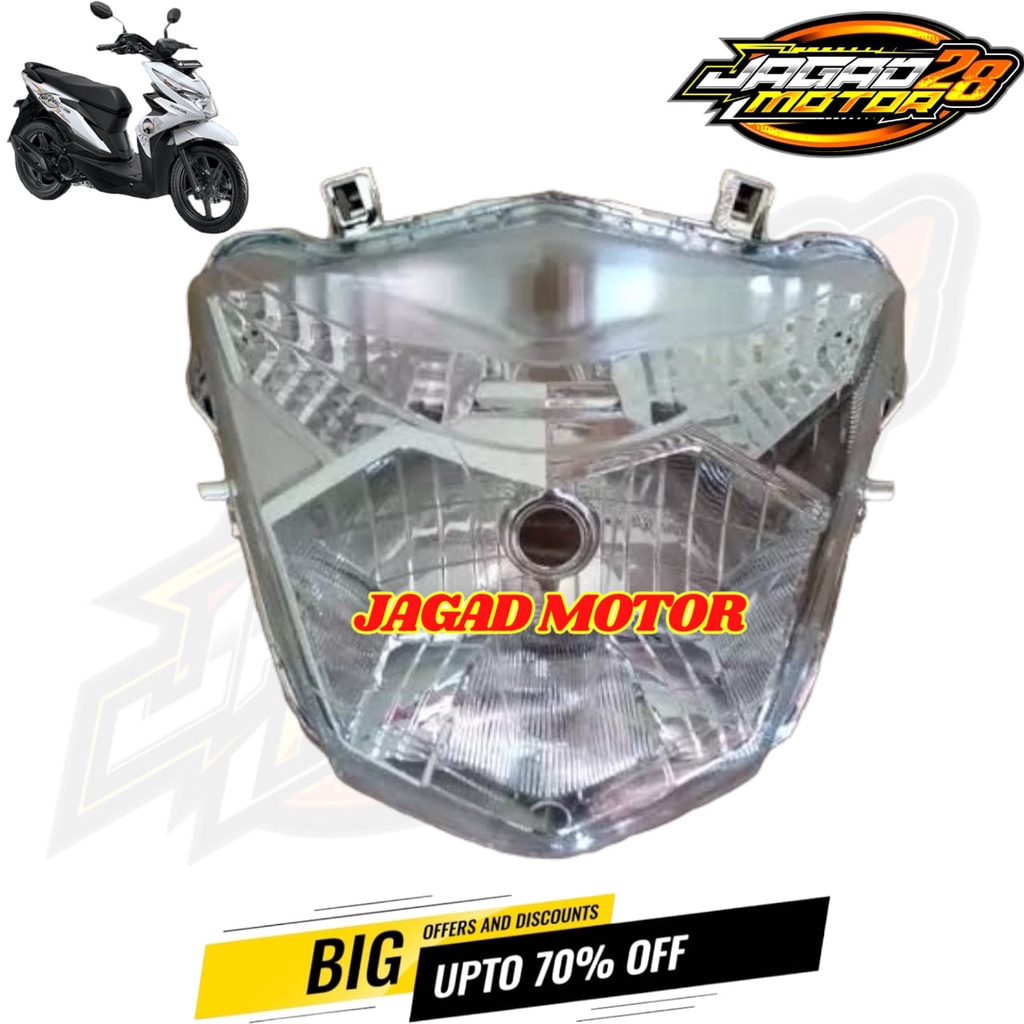 Reflektor Depan Honda Beat Street 2016 2017 2018 2019 / Lampu Depan Beat Street 2016 2017 2018 2019 / Reflektor Plus Mika Lampu Depan Beat Street 2016 2017 2018 2019 / Reflektor Lampu Depan Beat Street 2016 2017 2018 2019