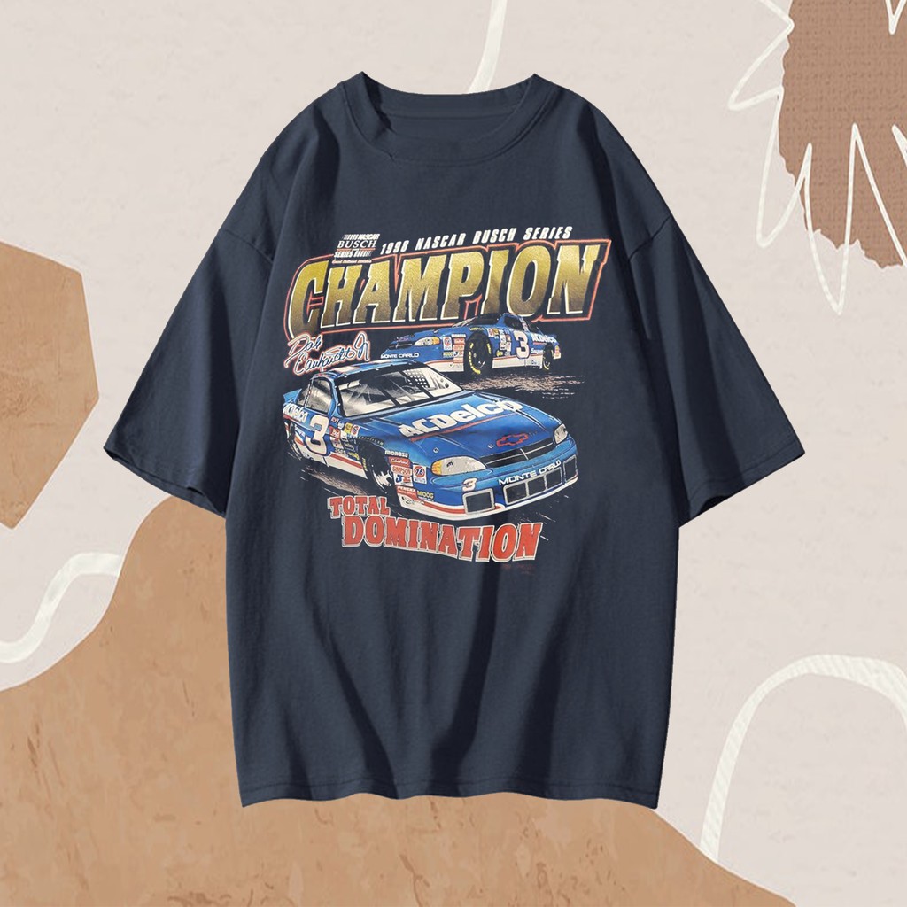 NASCAR CHAMPION VINTAGE TEE STYTLE T-SHIRT OVERSIZED