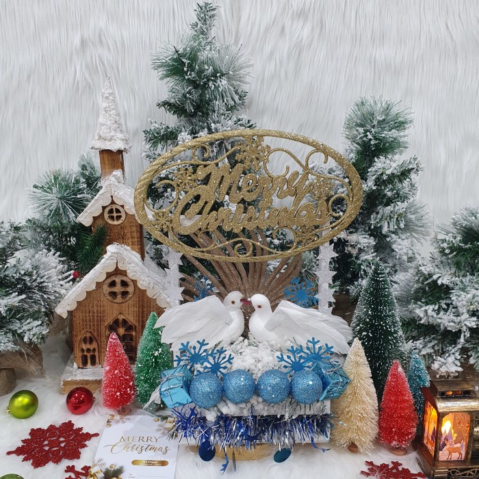 

Paket dekorasi hampers natal christmas parcel hadiah murah 8