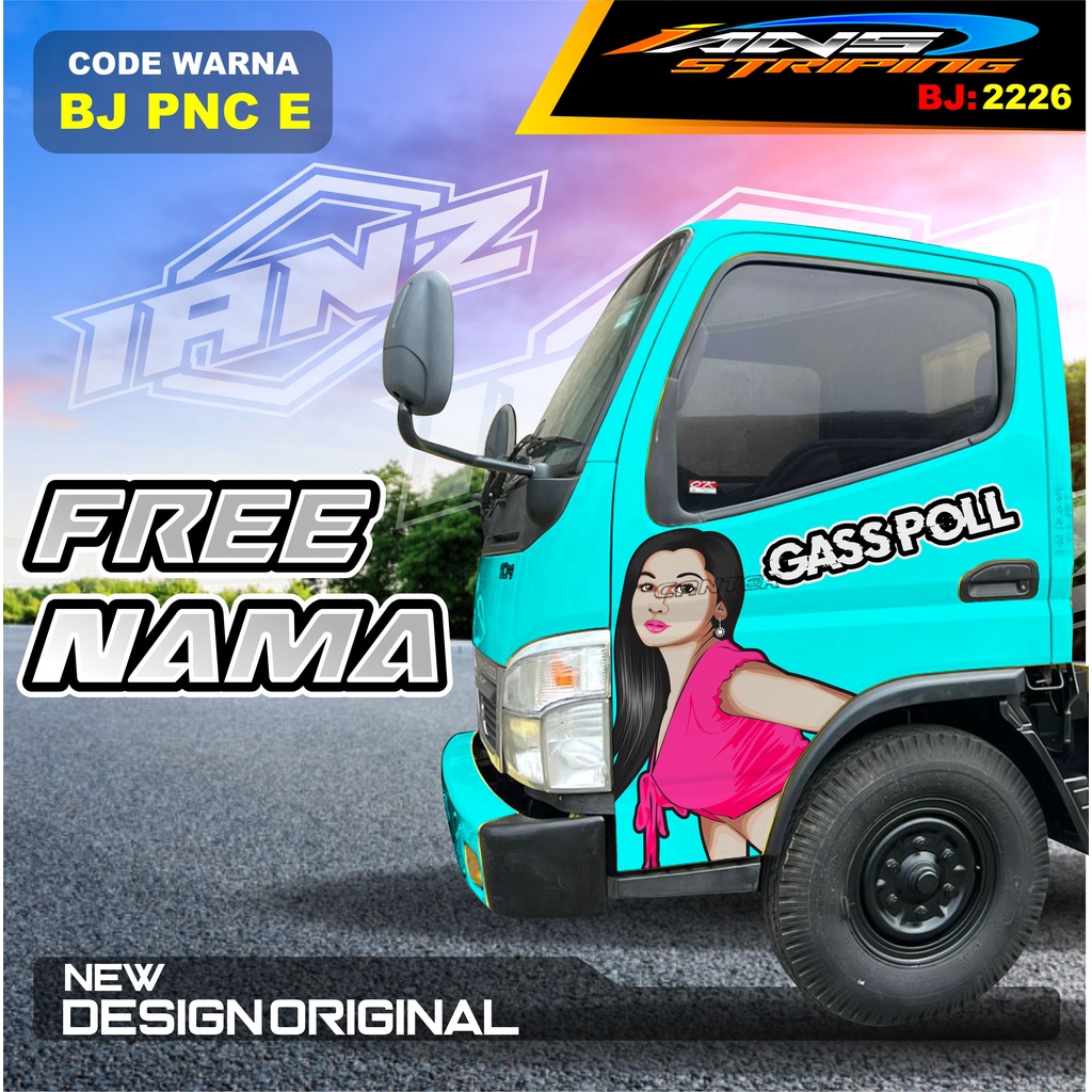 STIKER DECAL PINTU TRUK FUSO RAGASA / DECAL PINTU DUMTRUK  / STIKER MOBIL TRUK / STIKER PINTU TRUK KEREN