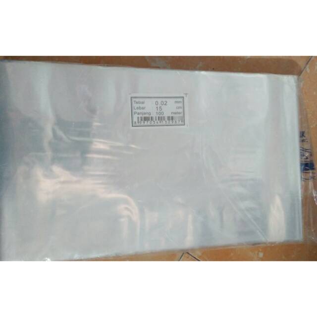 

Plastik PP Roll Tebal 0.02 Mic Lbr 15 cm