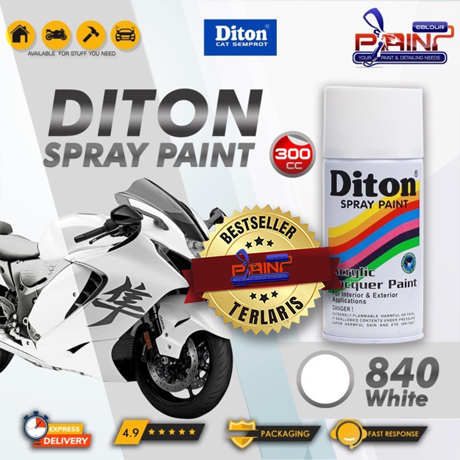 Diton 840 White Cat Semprot/Pylox/Samurai Motor/Helm/Gundam