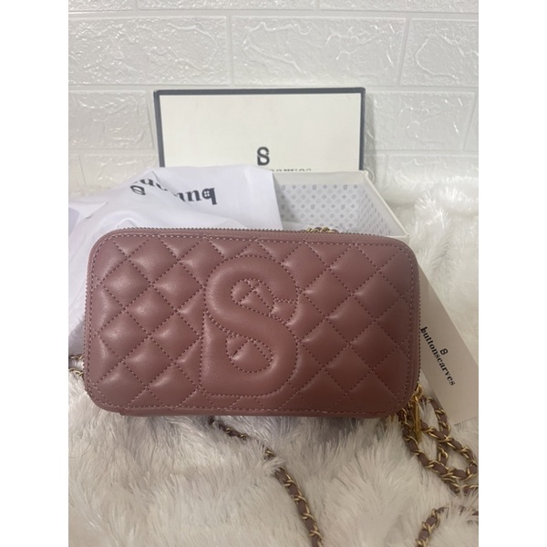 Buttonscarves Yura bag Mahogany