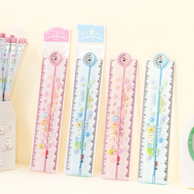 KENSHO Penggaris Lipat Ruler Lucu 30cm Sumikkogurashi Import Ori License
