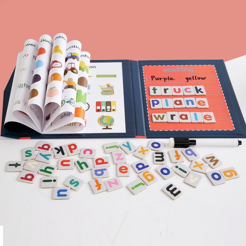 

Buku Magnetik Belajar Huruf ABC - Magnetic Book Word Spelling Game