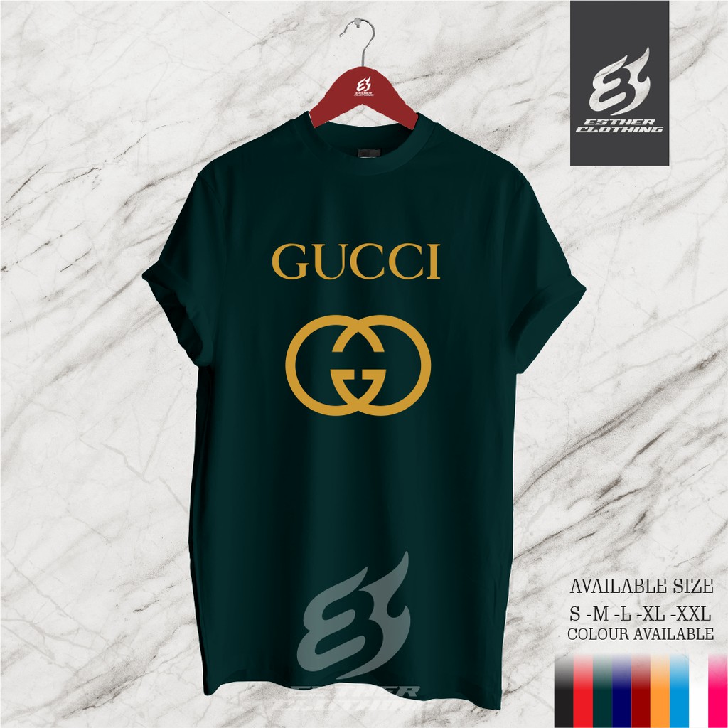 Kaos Gucci Simple Kaos GUCCI LV Distro -Esthercloth