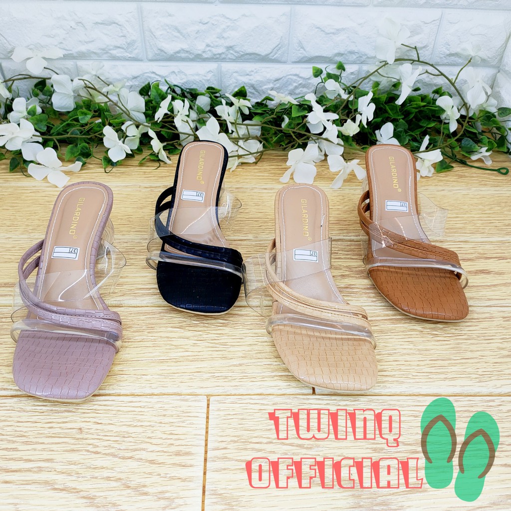 twinQ official - GILARDINO HEELS 5CM HAK KACA LENA 03