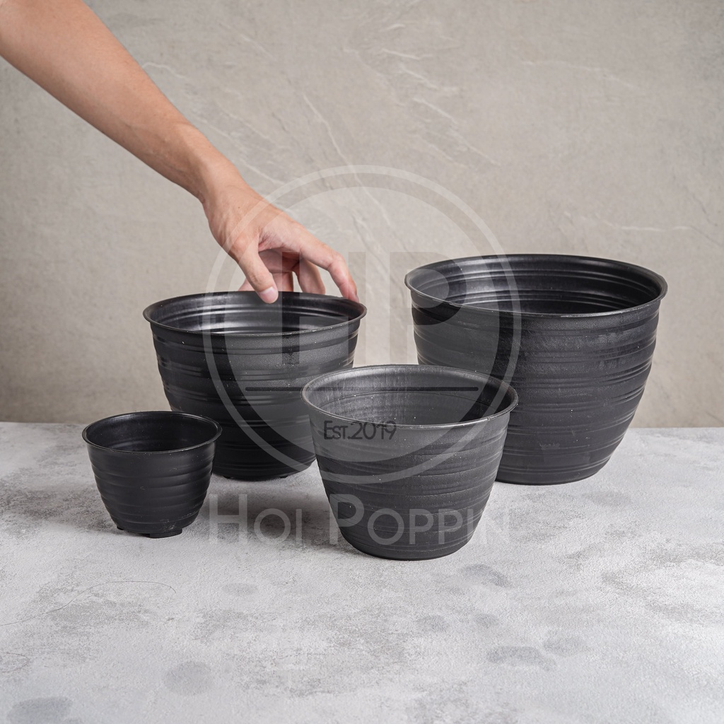 HPP - POT TAWON HITAM - POT HITAM - POT TAWON HITAM - POT TAMAN -POT BUNGA - POT TAWON - POT PLASTIK