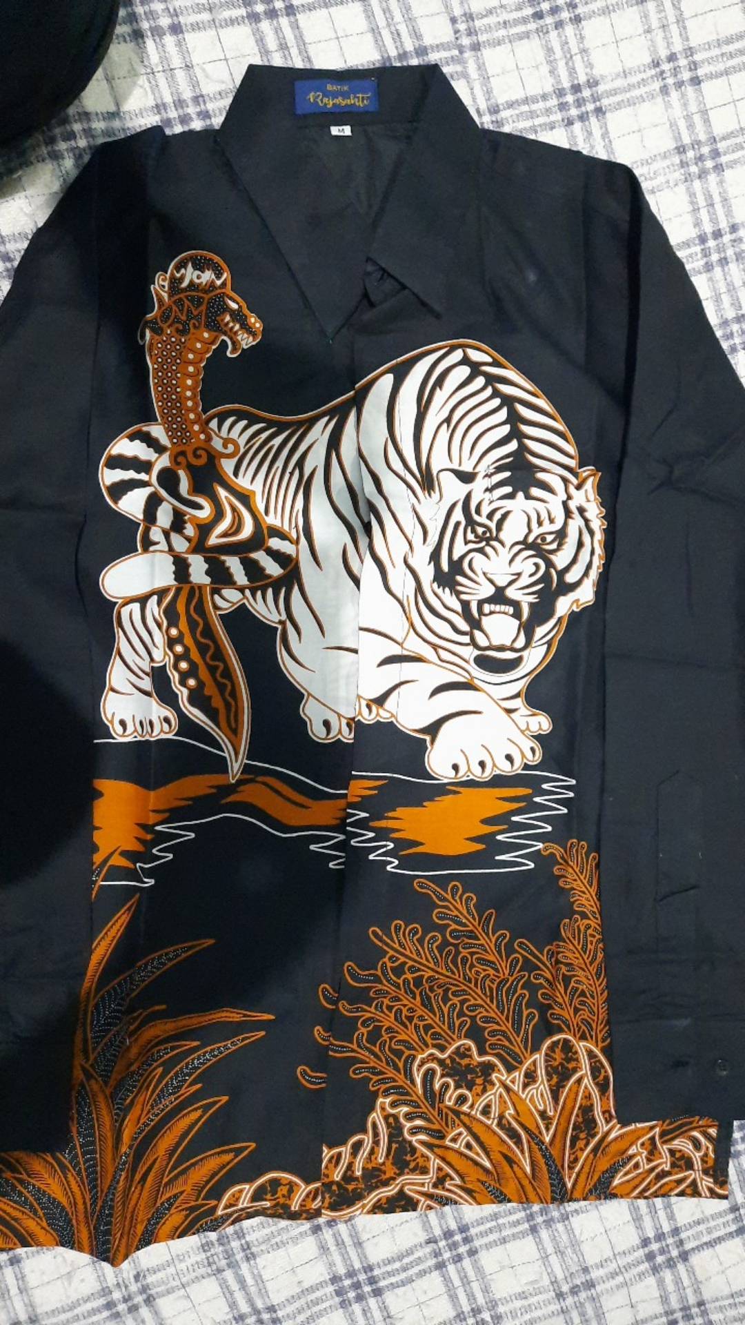 Kemeja Batik Macan Nogosongo Full Furing Katun Halus Sragenan Size M-xxl Termurah