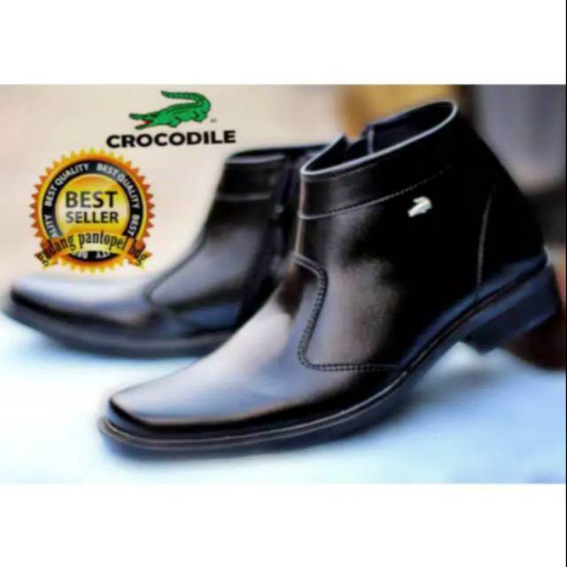 SEPATU PDH PDL POLISI POLRI TNI SECURITY RESMI jatah formal tanpa tali DOP resleting ORIGINAL