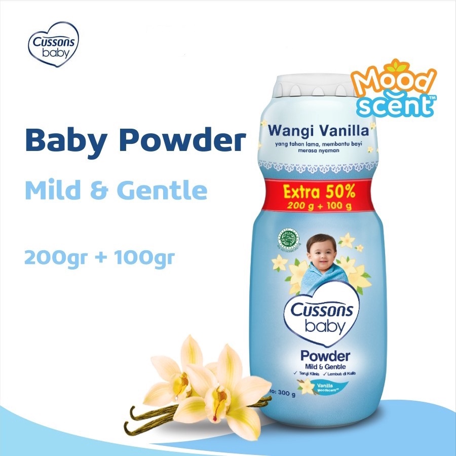 Cussons Baby Powder - Bedak Bayi 200gr + 100gr