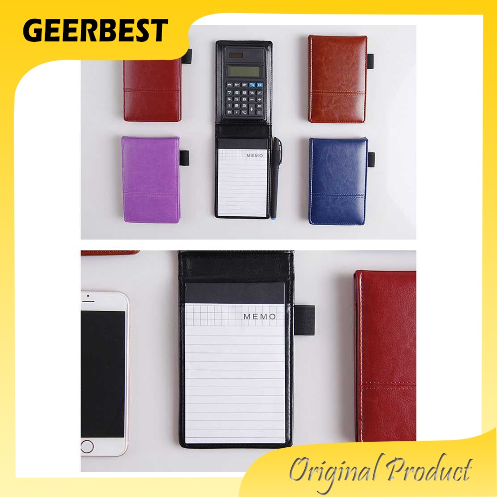 

Buku Catatan Binder Note Cover Kulit with Kalkulator - Y8302 fsc