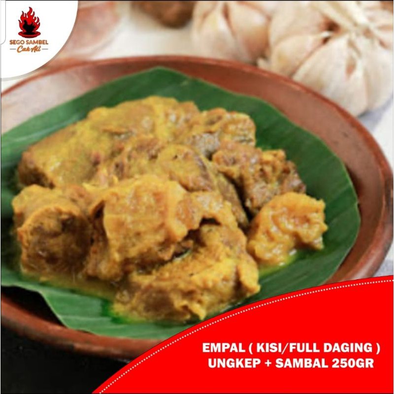 

EMPAL UNGKEP SENGKEL/DAGING SAPI (LENGKAP DG SAMBAL)