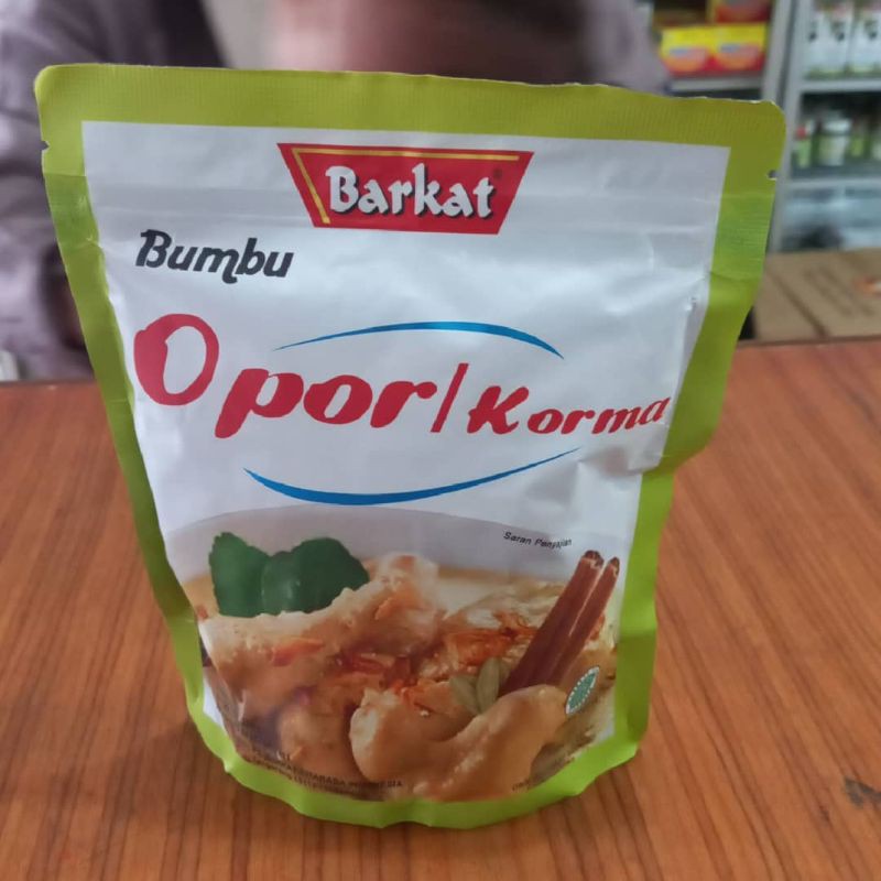 

Bumbu OPOR KURMA Barkat 250 Gram