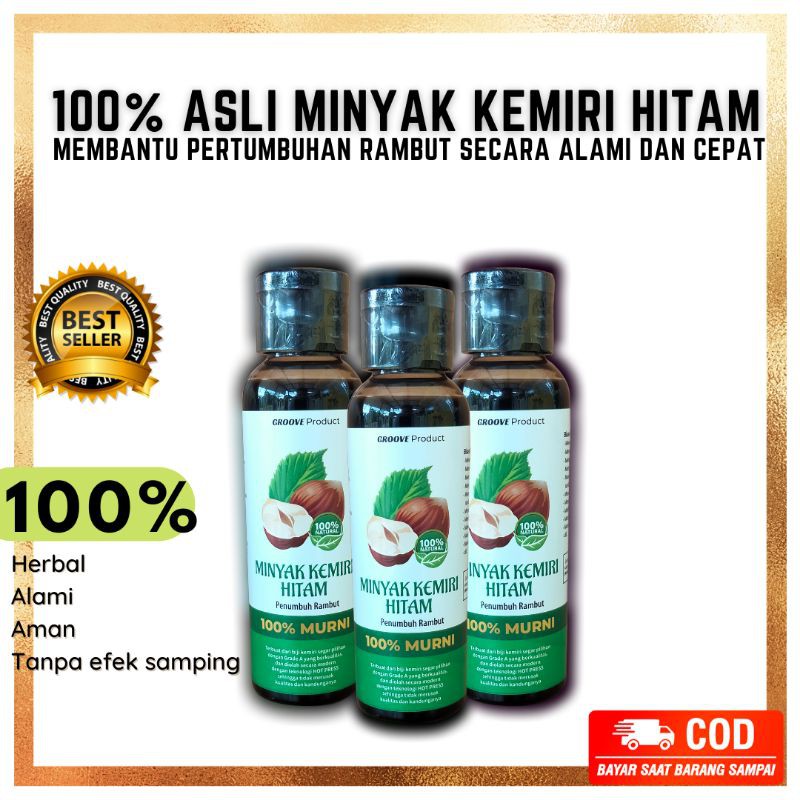 Minyak Kemiri Vitamin Rambut Penumbuh Rambut & Penebal Rambut Original ...