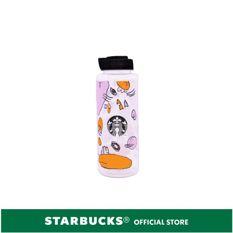 Starbucks Plastic Reusable Water Bottle 1 Liter Doodle