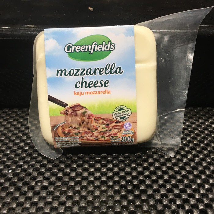 

Keju greenfields mozzarella cheese 200gr