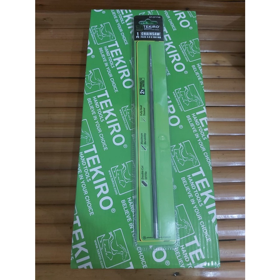 Kikir Chainsaw 4,8 x 200 mm TEKIRO / Kikir Bulat 4,8 x 200 mm TEKIRO