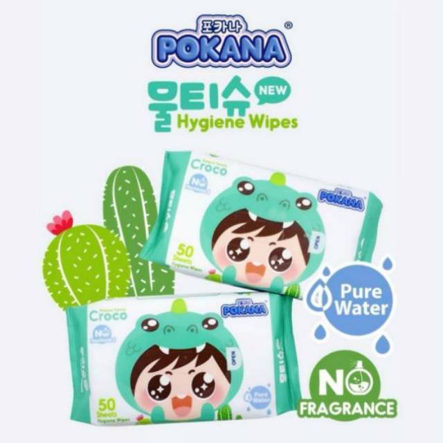 Tisu Basah Pokana | Pokana Hygiene Wipes | Pokana Baby Wipes | Wet Tissue
