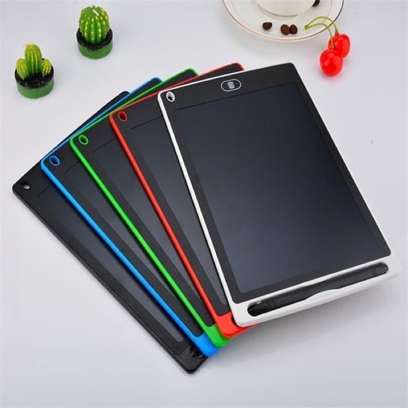 LCD Drawing Writing Tablet Tempat pensil Inch Mainan Papan Tulis Hapus Board Digital Pad mainan anakni
