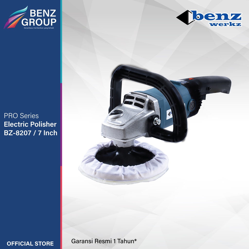 MESIN POLES 7 inch BENZ BZ-8207 / ELECTRIC POLISHER BENZ WERKZ BZ-8207