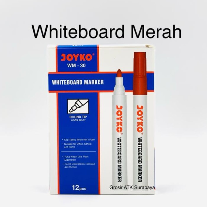 

Bagus Spidol Joyko Whiteboard Marker Papan Tulis Putih Joyko +r: