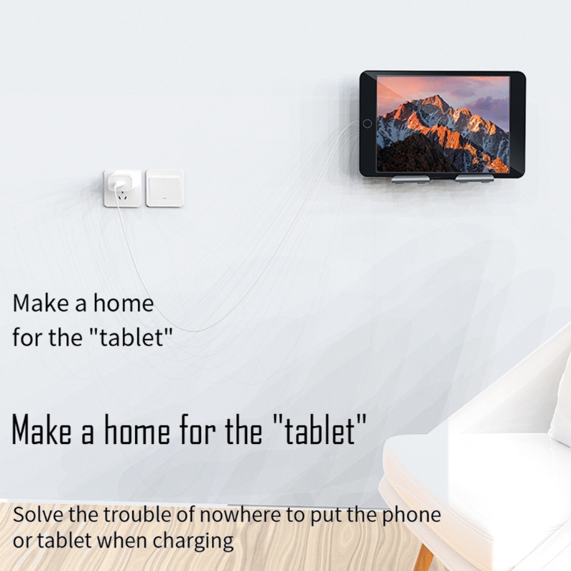 Btsg Wall Base Tablet Holder Tablet Tempel Dinding Dock to Cocok Untuk Air/Pro