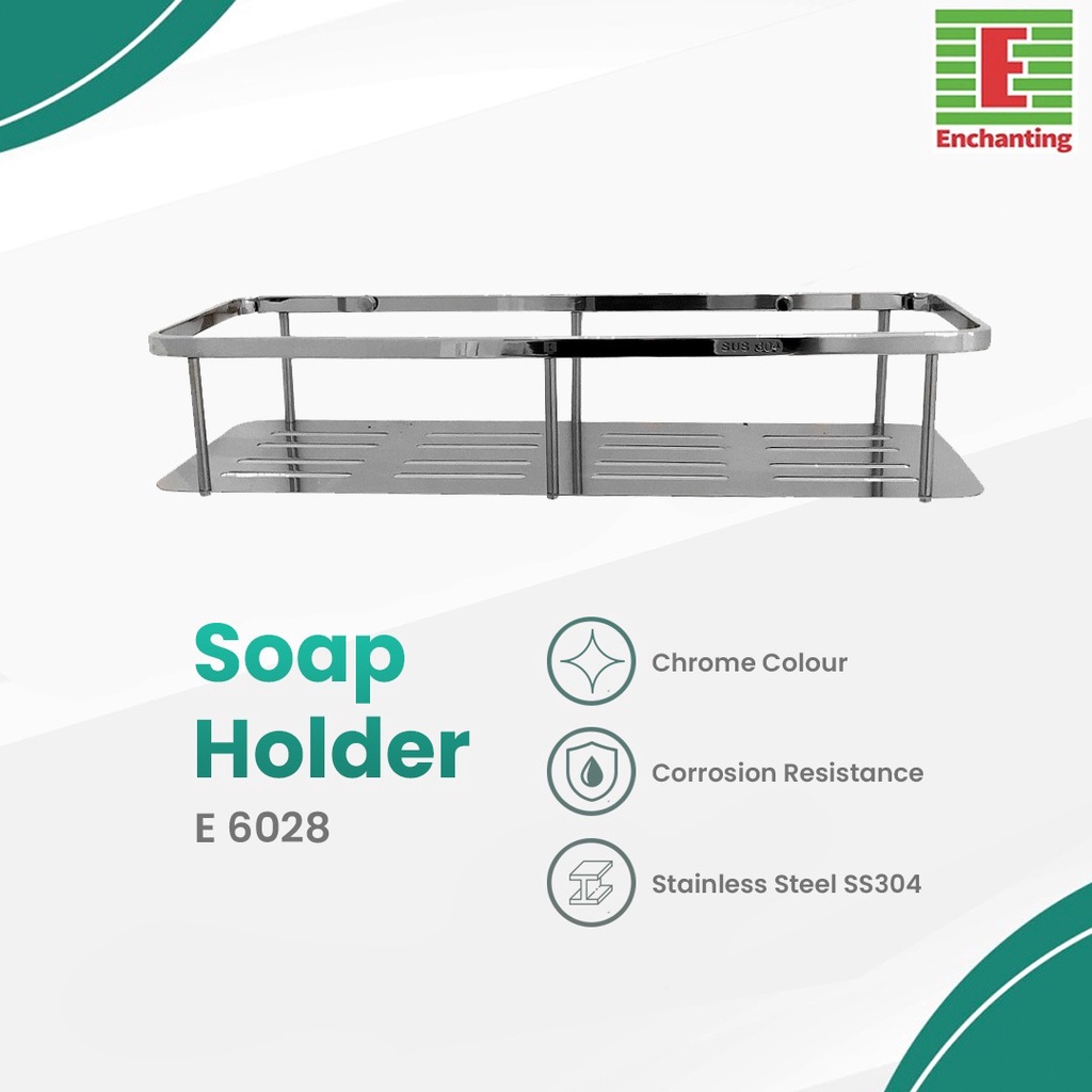 Rak Sabun Mandi Europe Enchanting E6028 Solid Stainless Steel