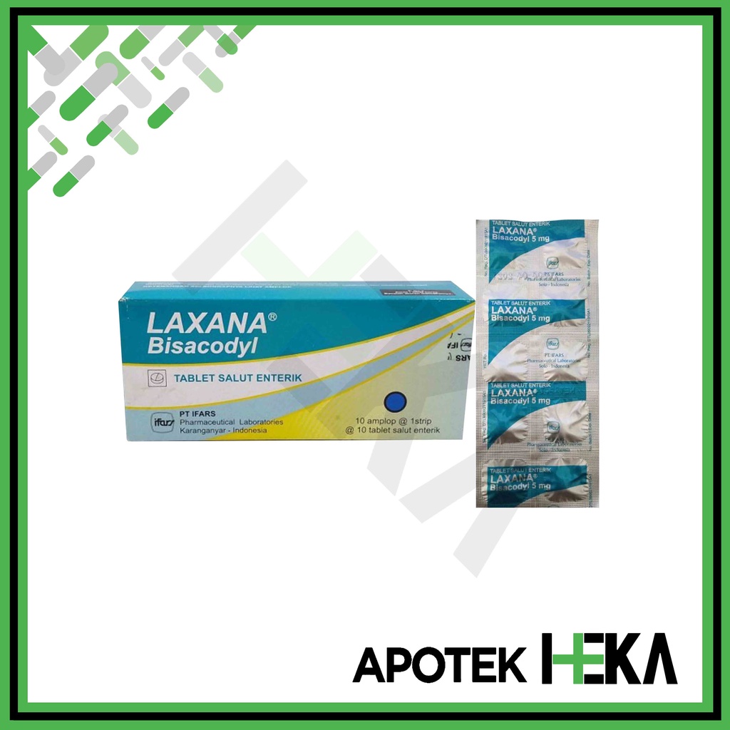 Laxana Tablet Box isi 10x10 Tablet - Konstipasi Sembelit Susah BAB (SEMARANG)