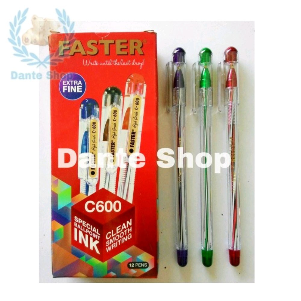 

Stok Ready Pulpen Faster C600 terbatas