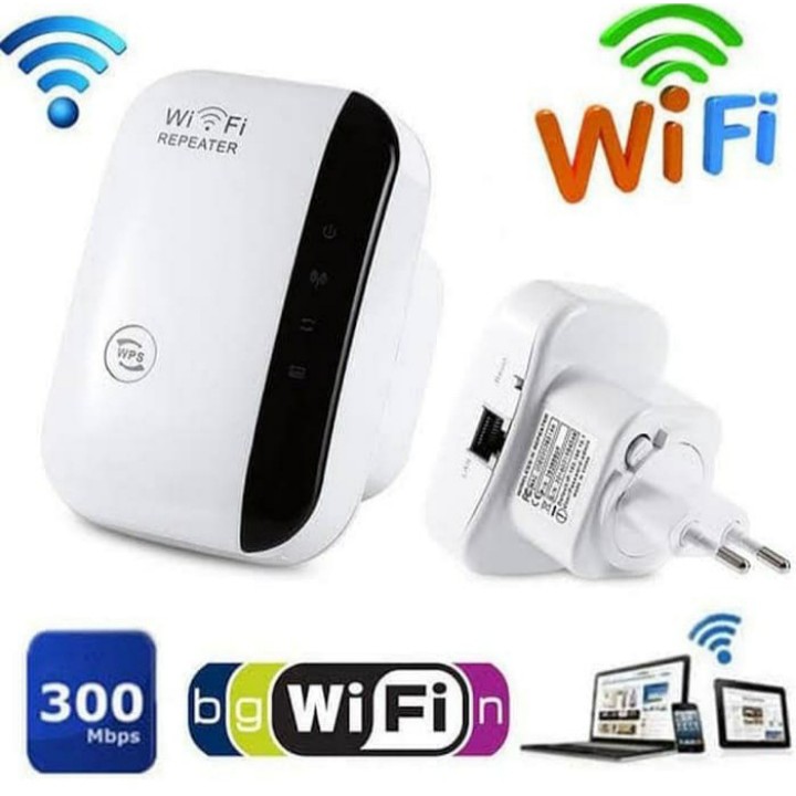 WiFi Repeater 300Mbps Router Wireless Access Point Penangkap Penyebar Sinyal Wifi