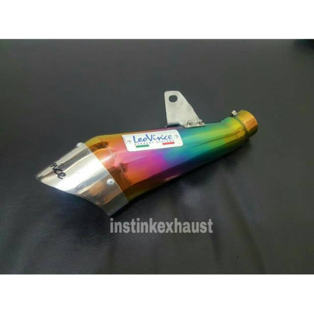 Silincer knalpot Racing Leovince Cobra Pelangi