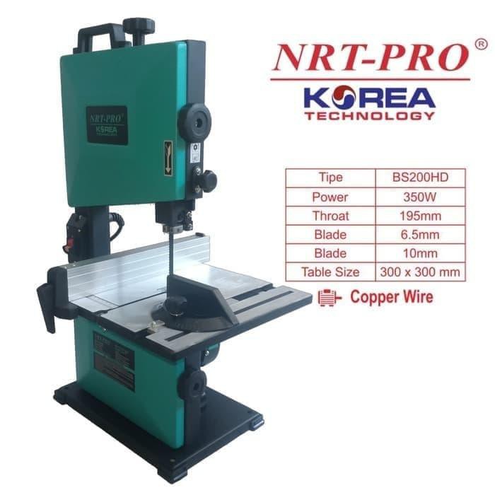 Mesin Gergaji Kayu Ukir Besar 8" NRT-Pro BS200HD / Mesin Gergaji Pi