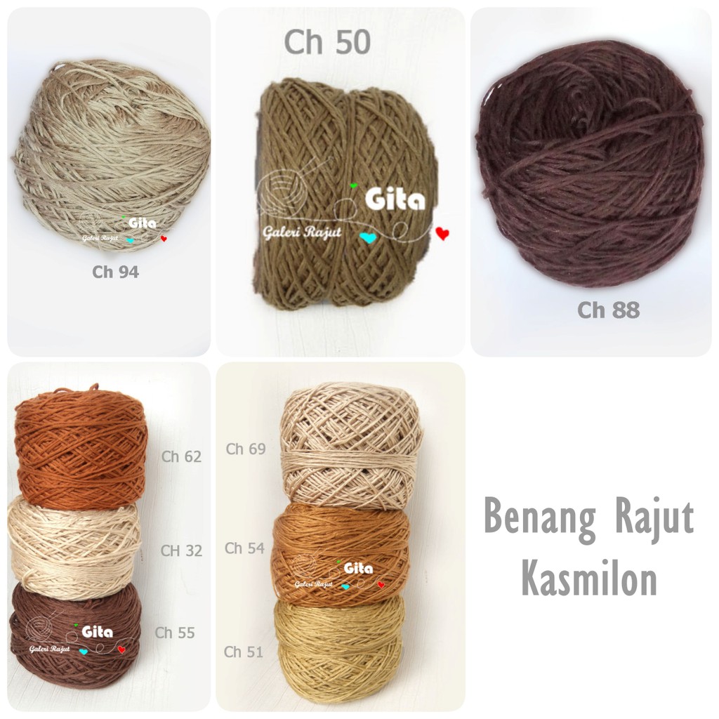 Benang Rajut Soft Akrilik (Kasmilon)