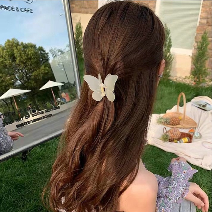 Jepit Rambut Model Butterfly Gaya Korea Untuk Wanita