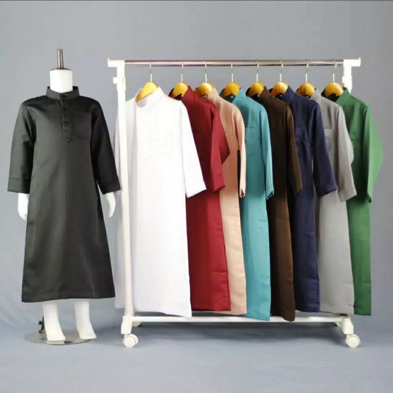 JUBAH POLOS ANAK/JUBAH FARASI ANAK/JUBAH MUSLIM ANAK/BAJU MUSLIM ANAK LAKI-LAKI