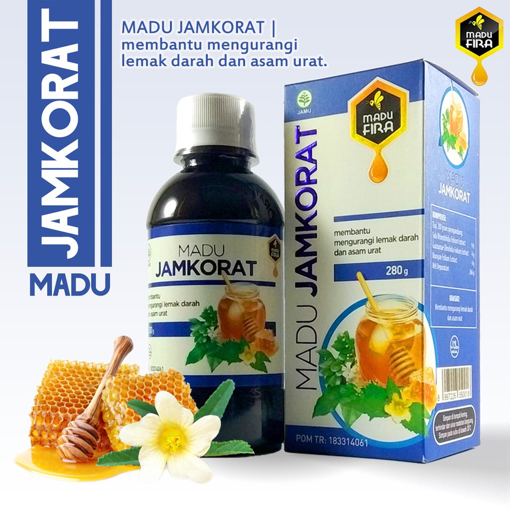 Madu Jamkorat 280 Gram - Madu Asam Urat &amp; Kolesterol