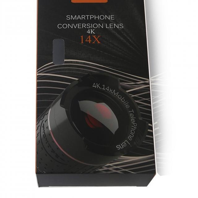 Z5l5K--Lensa Tele 14x zoom Telescopic untuk kamera smartphone HP hape PICKOGEN universal dengan trip