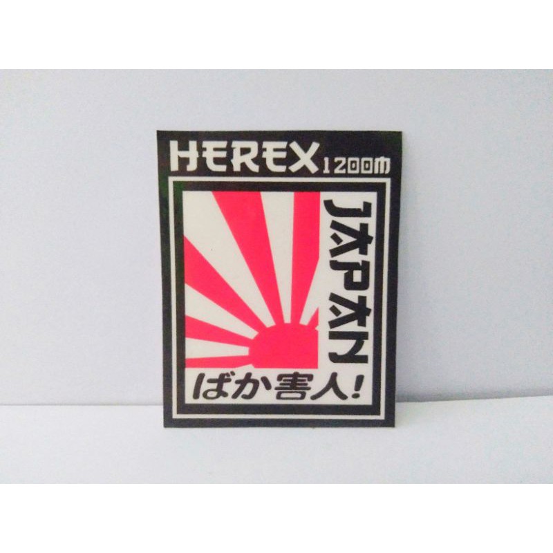 

STIKER HEREX JAPAN - minim order 10pcs (pilihan bebas/acak)