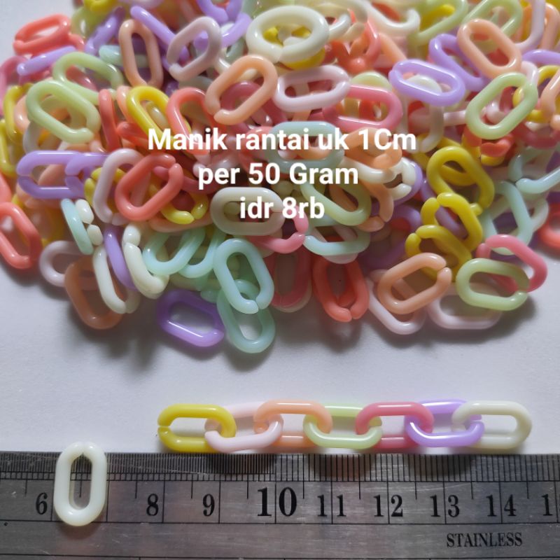 Aneka Mote Manik Rantai Akrilik