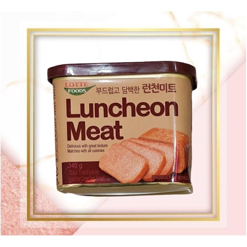 

LOTTE Food Luncheon Meat / Maling / Ma Ling PORK Kaleng 340 Gram