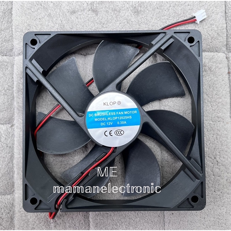 Fan 12Cm DC 12V Visero / Hanaya / KLOP