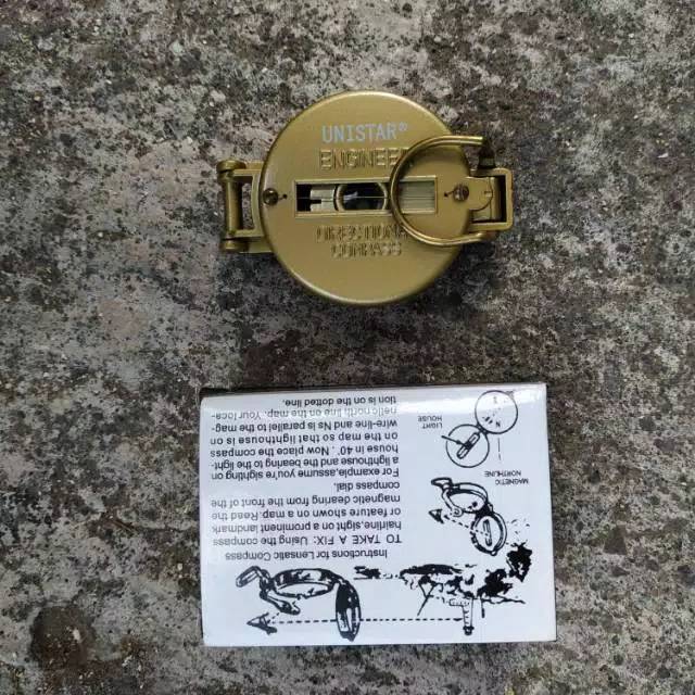 kompas survival / kompas gunung / Kompas Bidik Unistar original