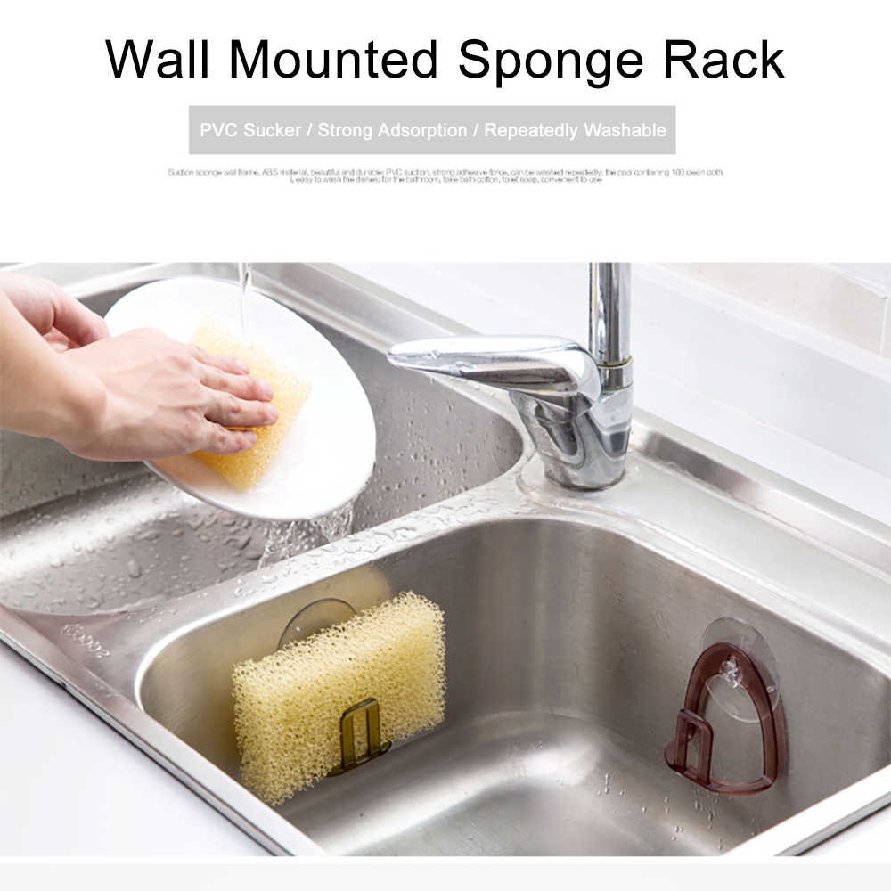 Kitchen Suction Cup Sink Drain Rack